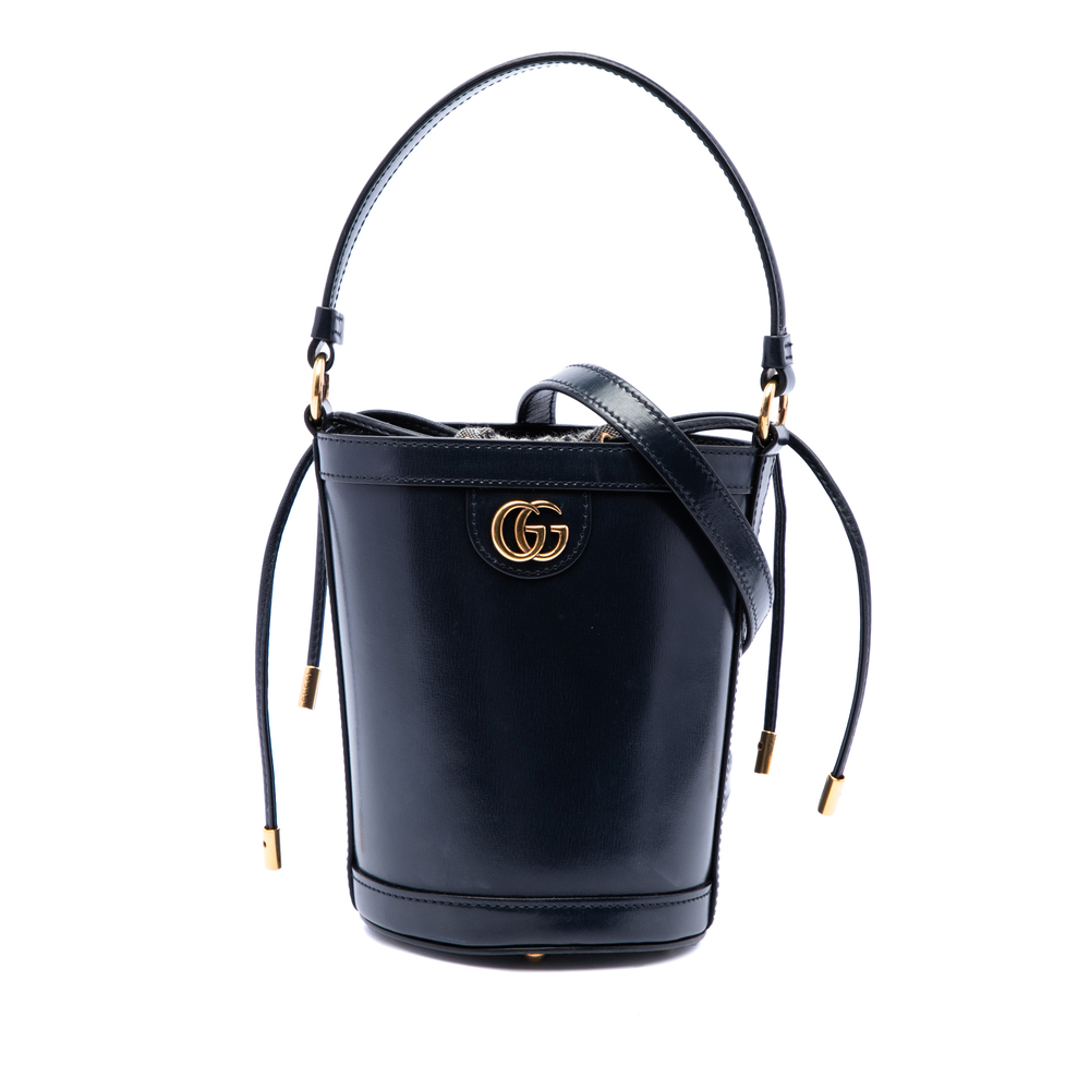 Pre-Loved Gucci Mini Calfskin Ophidia Bucket Bag